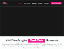 Tablet Screenshot of pinkpanache.net